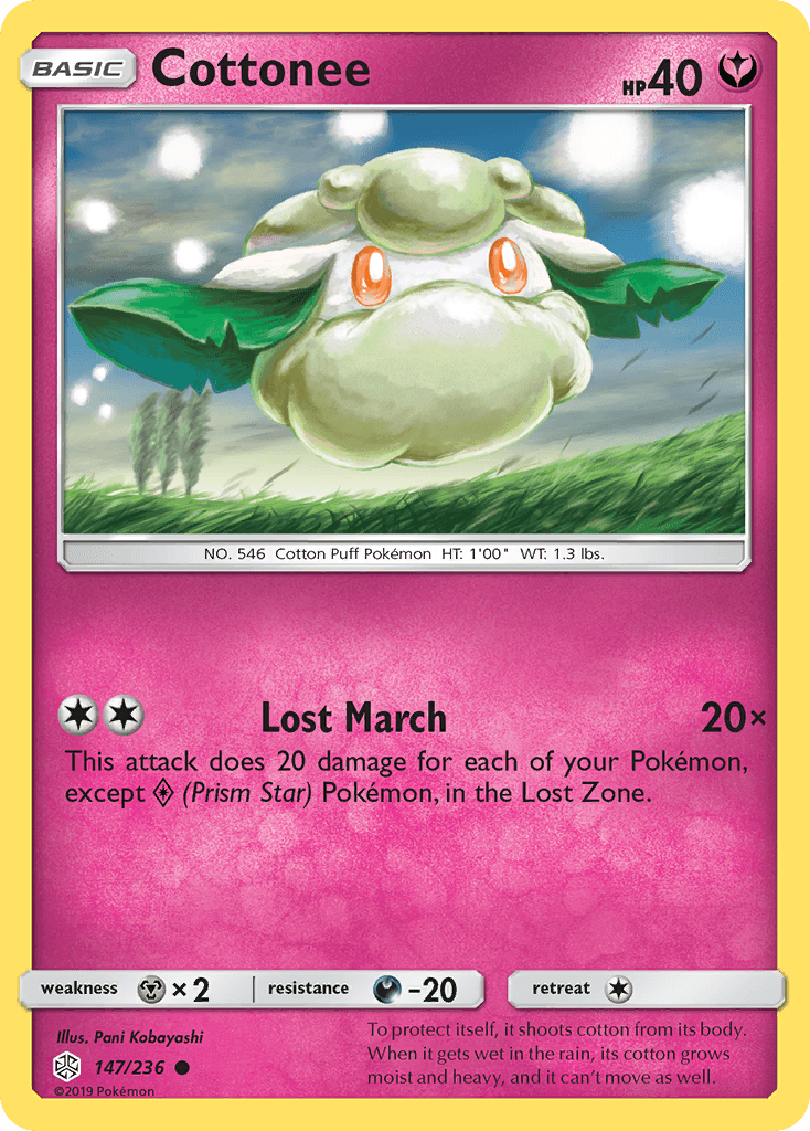 Cottonee, kortbilde fra pokemontcg.io