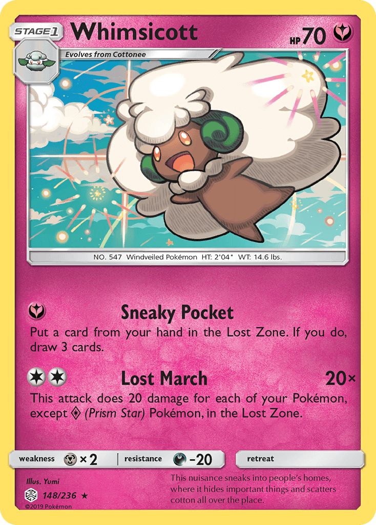 Whimsicott, kortbilde fra pokemontcg.io