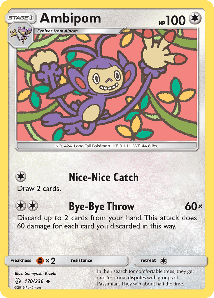 Ambipom, kortbilde fra pokemontcg.io