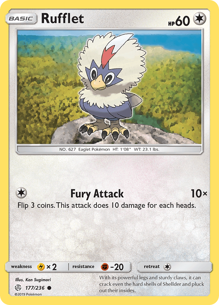 Rufflet, kortbilde fra pokemontcg.io