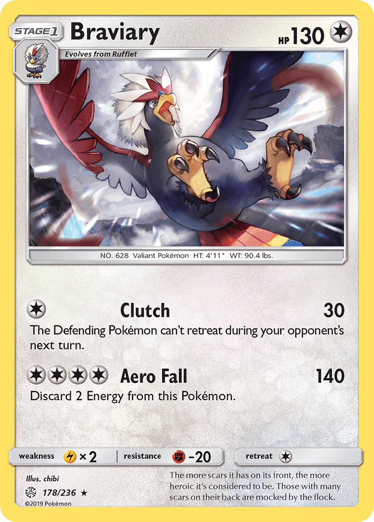 Braviary, kortbilde fra pokemontcg.io