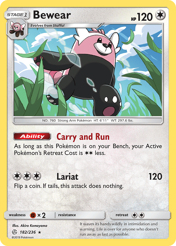Bewear, kortbilde fra pokemontcg.io