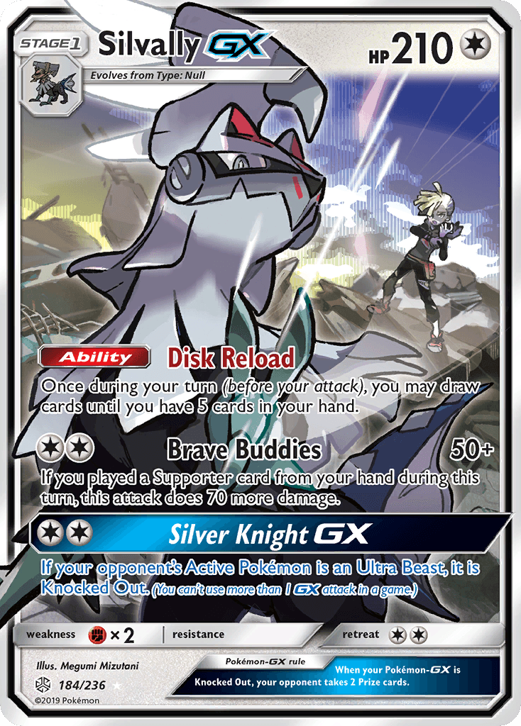 Silvally-GX, kortbilde fra pokemontcg.io