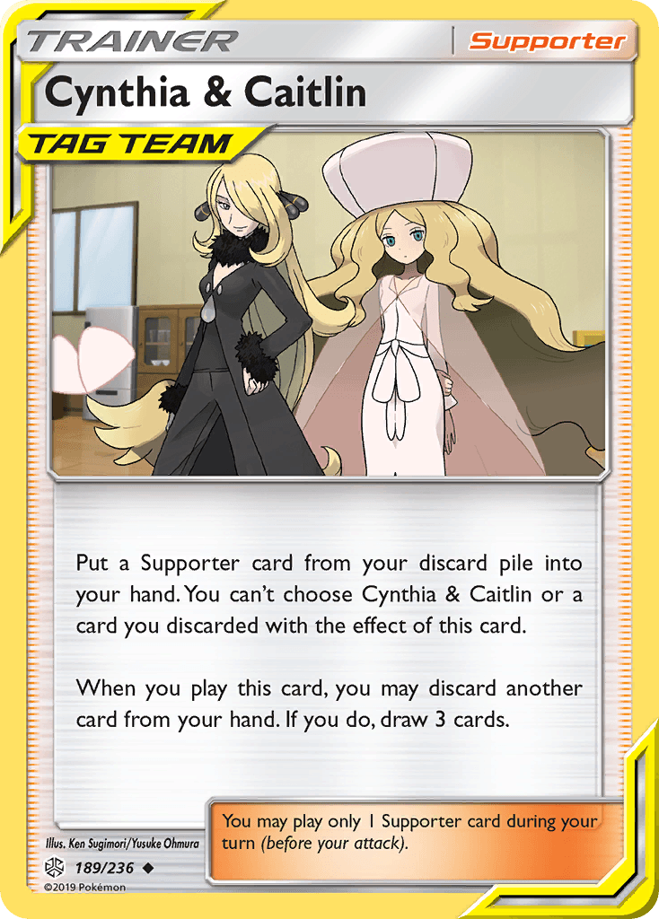 Cynthia & Caitlin, kortbilde fra pokemontcg.io