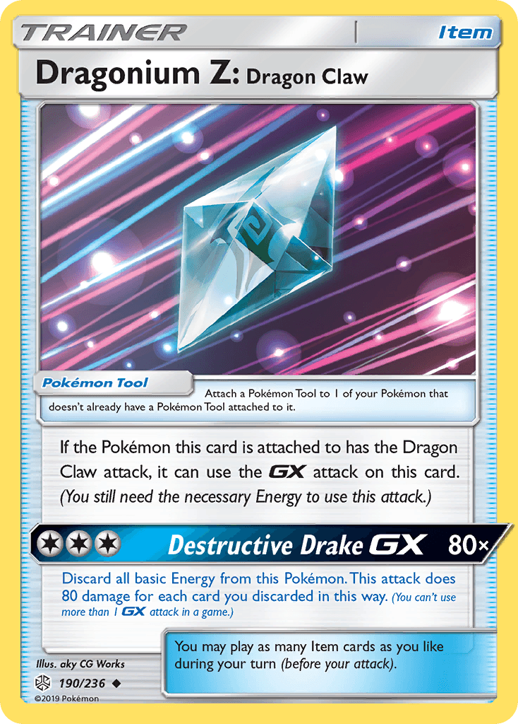 Dragonium Z: Dragon Claw, kortbilde fra pokemontcg.io