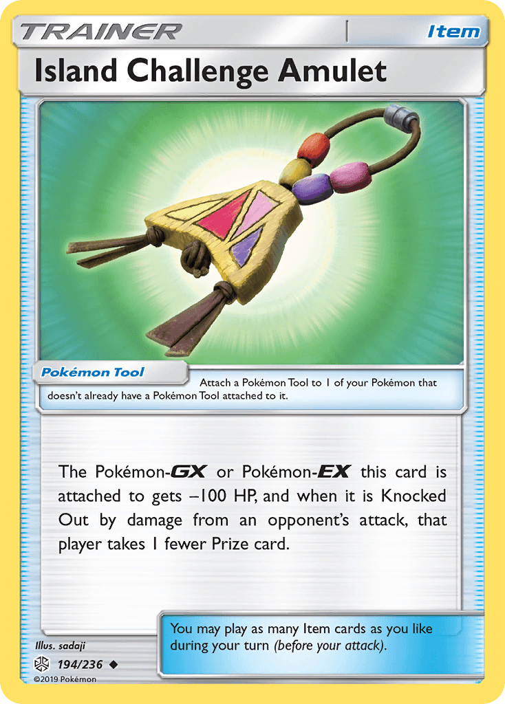 Island Challenge Amulet, kortbilde fra pokemontcg.io