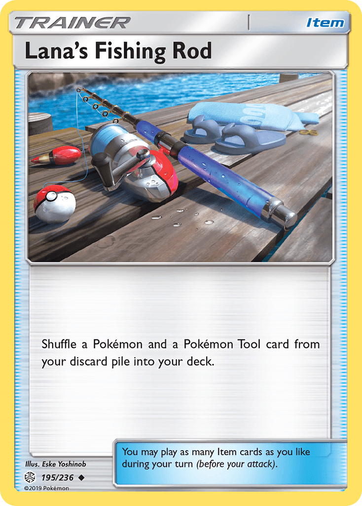 Lana's Fishing Rod, kortbilde fra pokemontcg.io