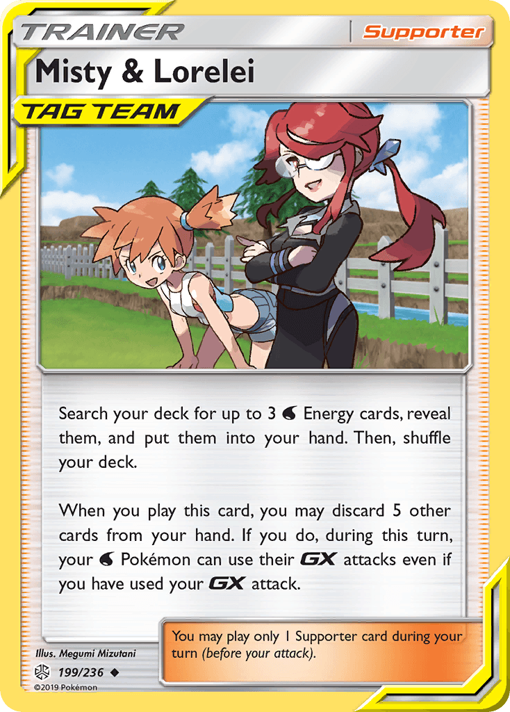 Misty & Lorelei, kortbilde fra pokemontcg.io