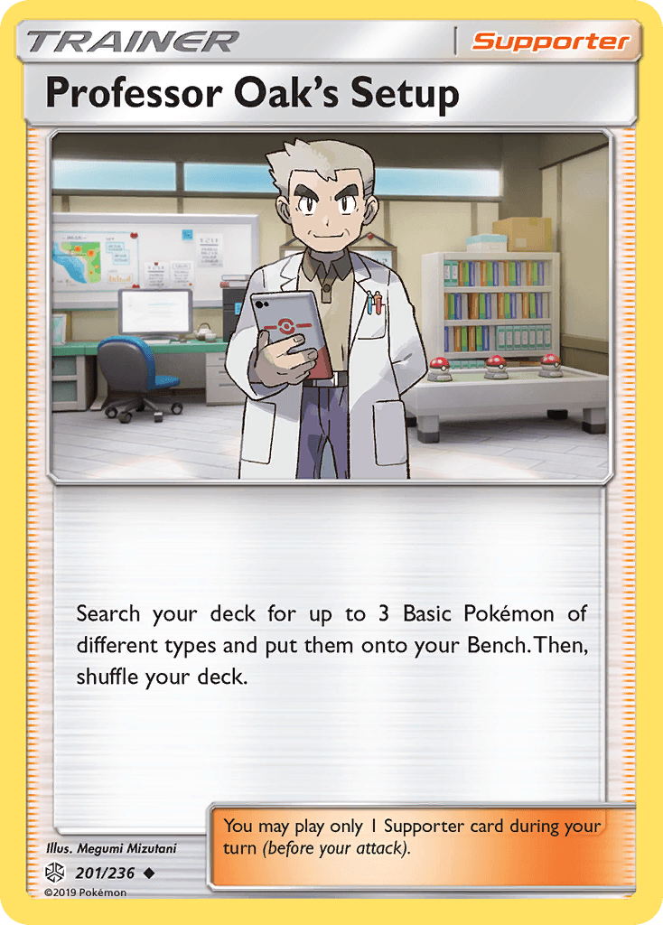 Professor Oak's Setup, kortbilde fra pokemontcg.io