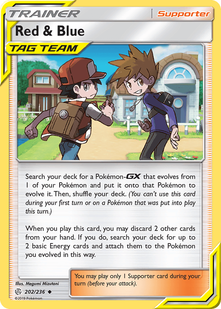 Red & Blue, kortbilde fra pokemontcg.io