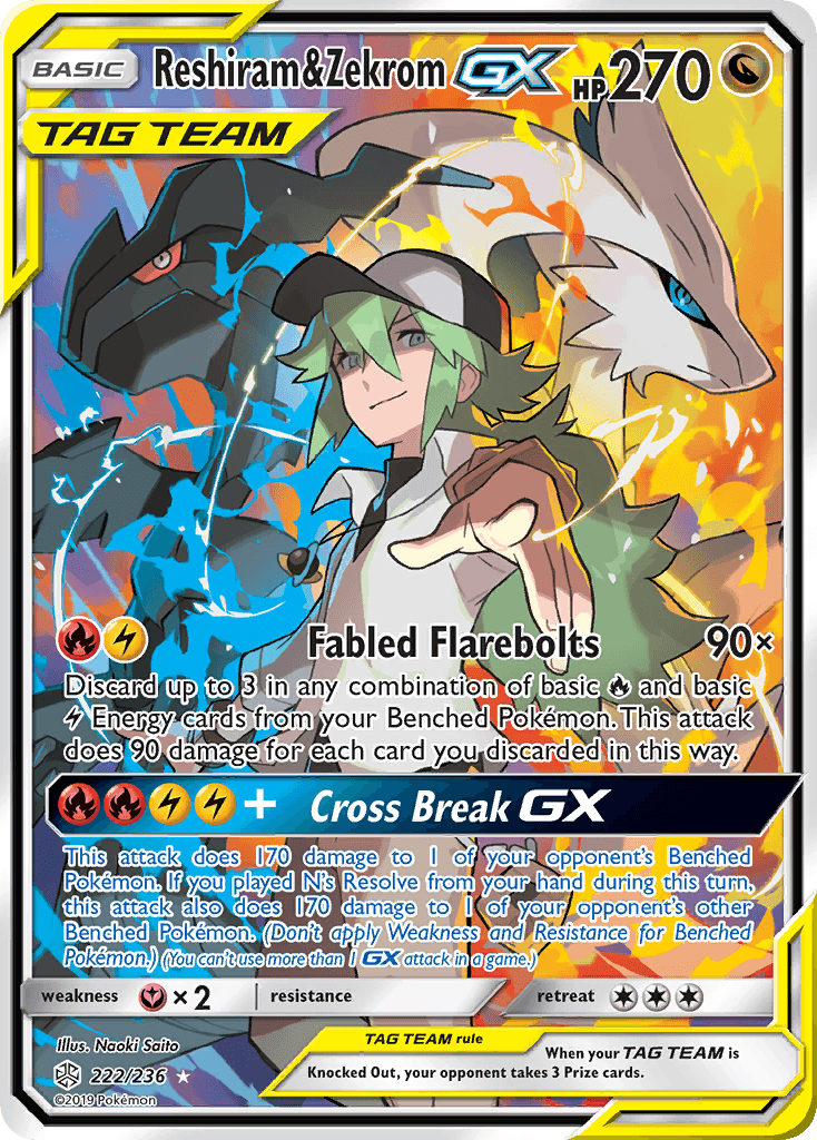 Reshiram & Zekrom-GX, kortbilde fra pokemontcg.io
