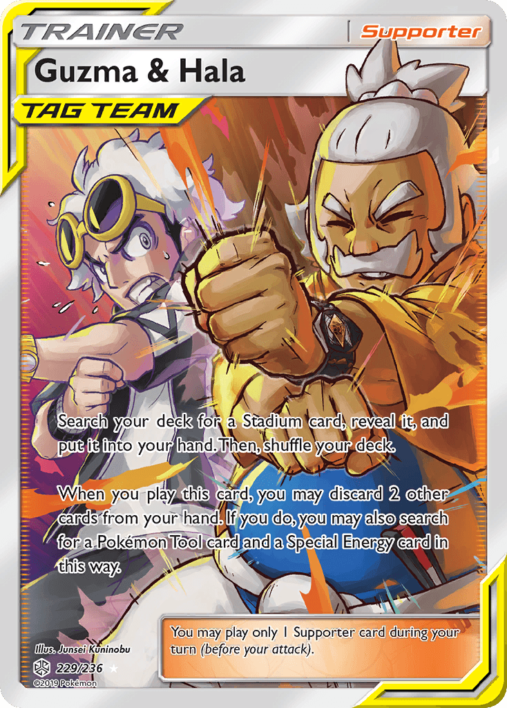 Guzma & Hala, kortbilde fra pokemontcg.io