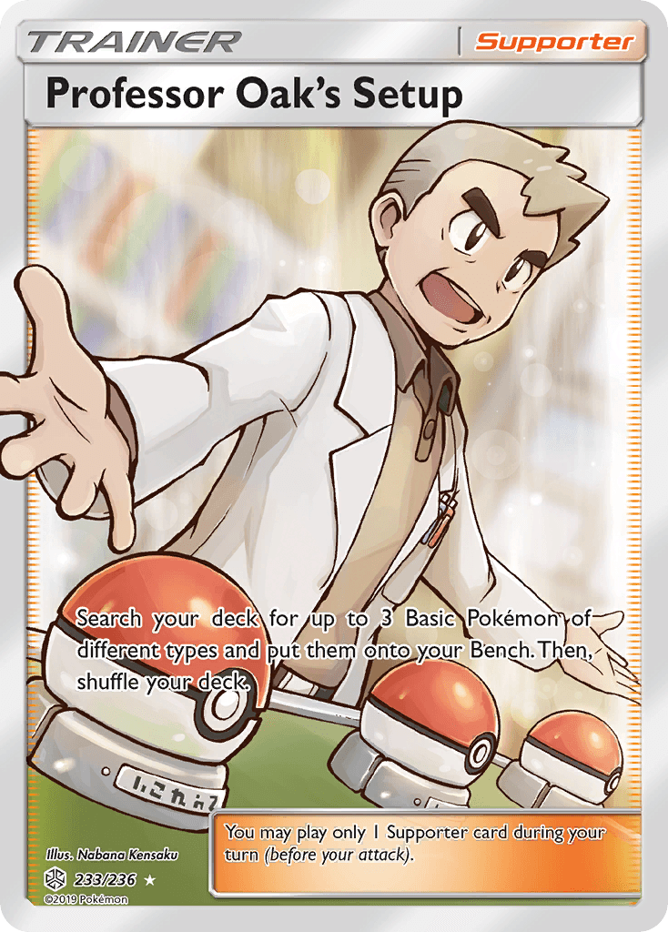 Professor Oak's Setup, kortbilde fra pokemontcg.io