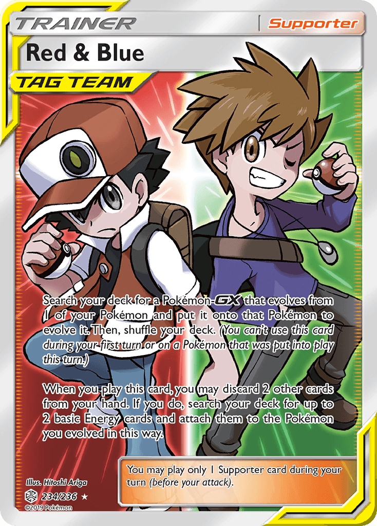 Red & Blue, kortbilde fra pokemontcg.io