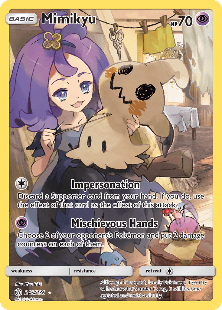Mimikyu, kortbilde fra pokemontcg.io