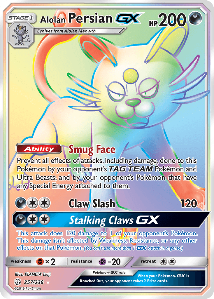 Alolan Persian-GX, kortbilde fra pokemontcg.io