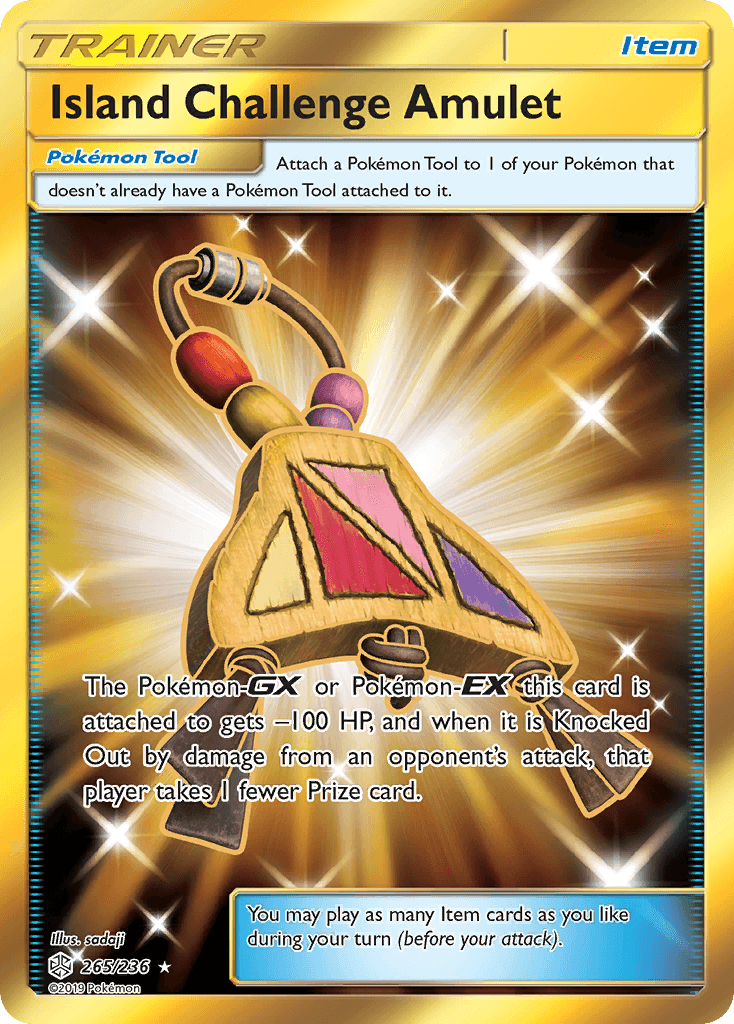 Island Challenge Amulet, kortbilde fra pokemontcg.io