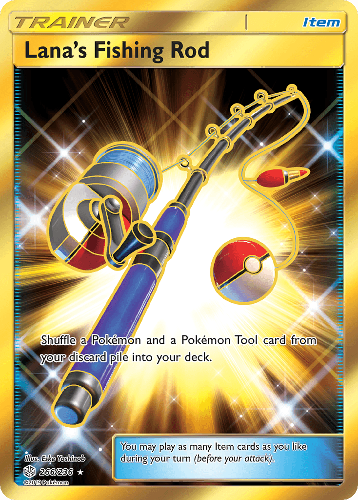 Lana's Fishing Rod, kortbilde fra pokemontcg.io