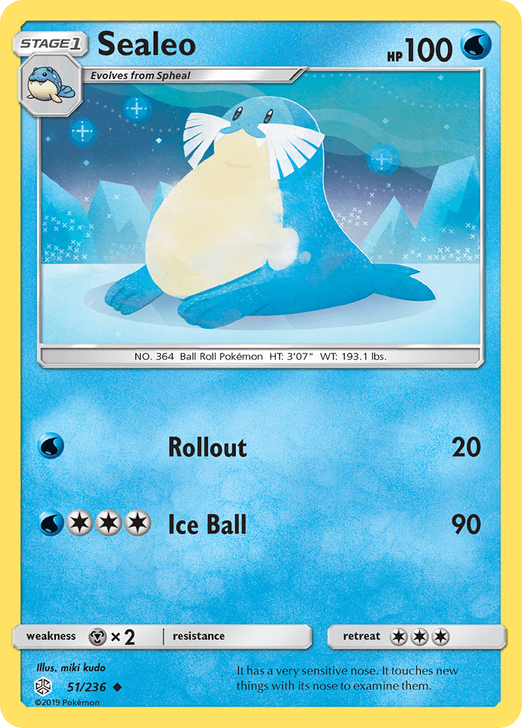 Sealeo, kortbilde fra pokemontcg.io