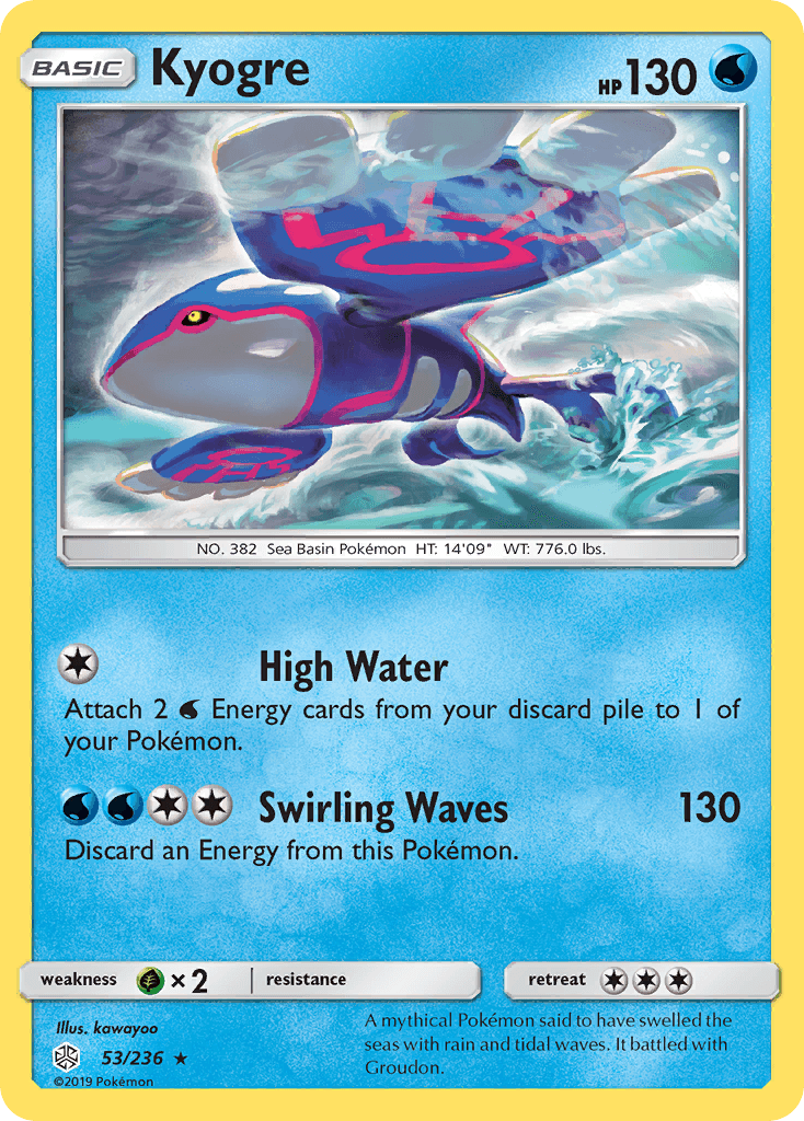 Kyogre, kortbilde fra pokemontcg.io
