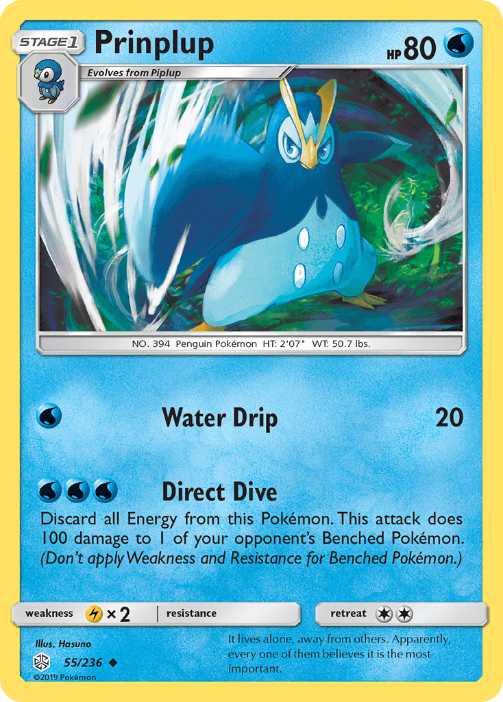 Prinplup, kortbilde fra pokemontcg.io