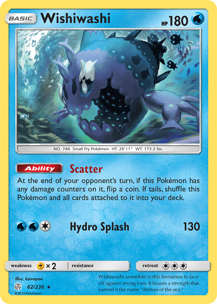 Wishiwashi, kortbilde fra pokemontcg.io