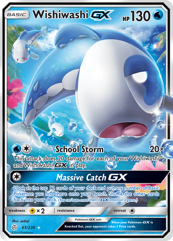 Wishiwashi-GX, kortbilde fra pokemontcg.io