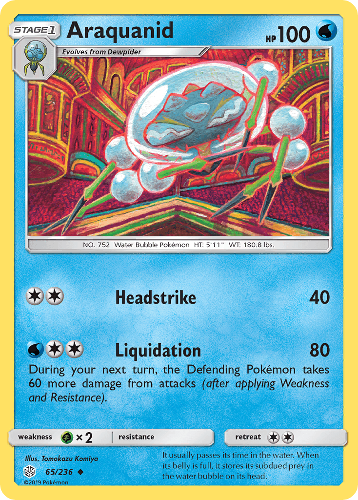 Araquanid, kortbilde fra pokemontcg.io