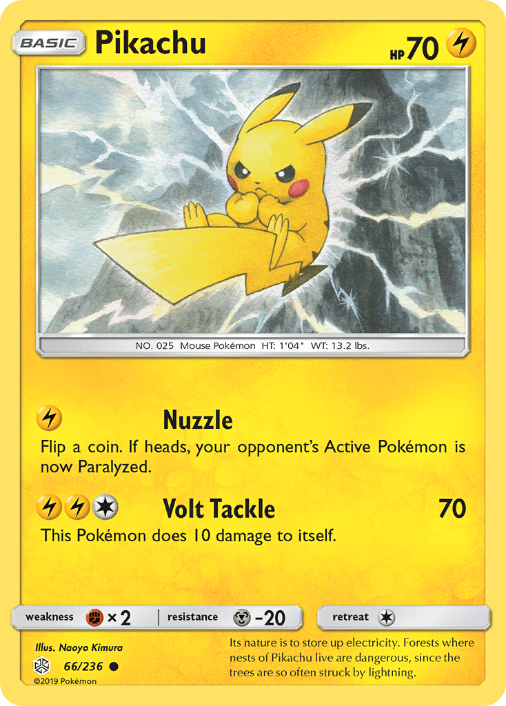 Pikachu, kortbilde fra pokemontcg.io