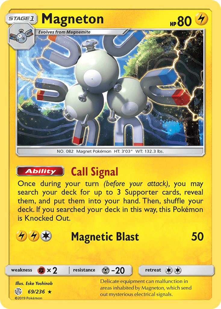 Magneton, kortbilde fra pokemontcg.io