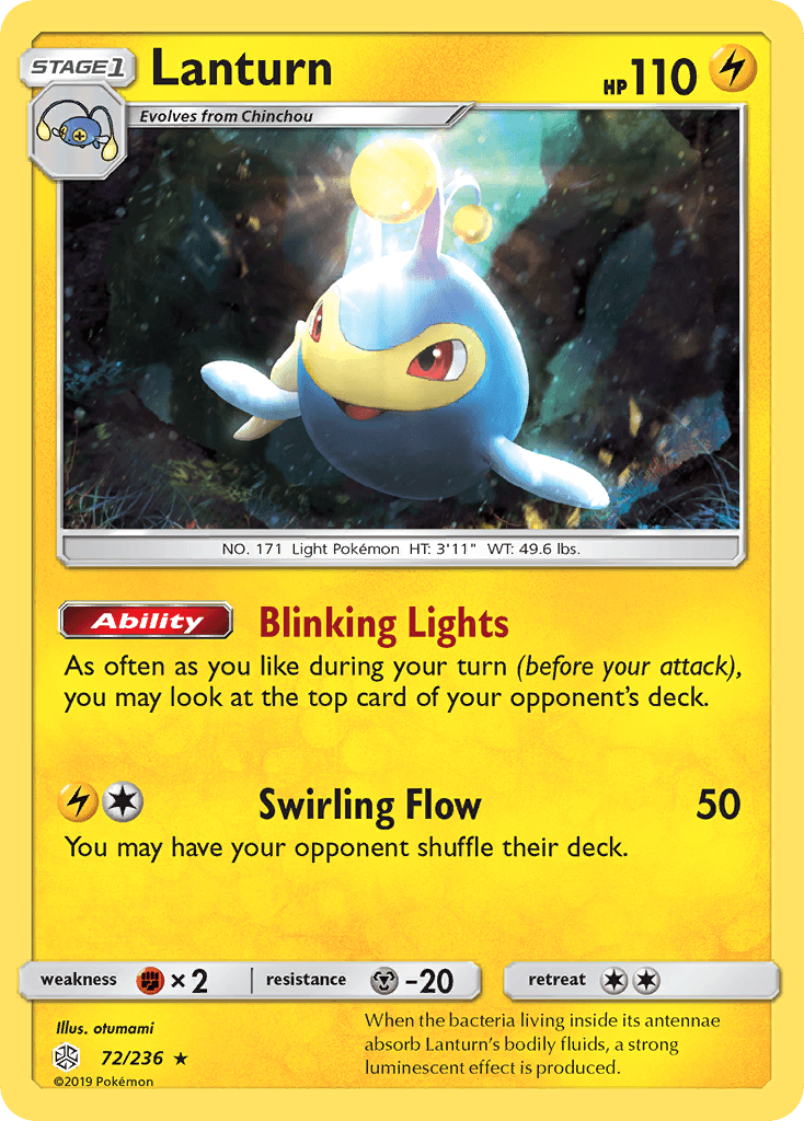 Lanturn, kortbilde fra pokemontcg.io