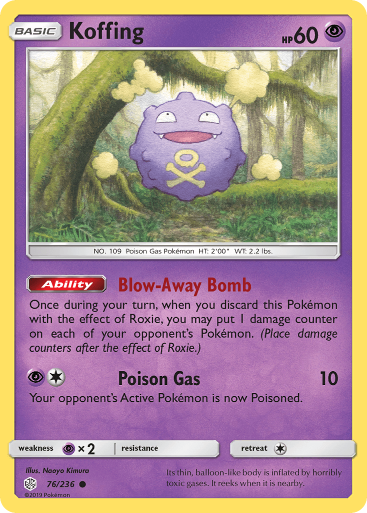 Koffing, kortbilde fra pokemontcg.io