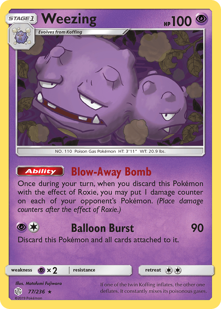 Weezing, kortbilde fra pokemontcg.io