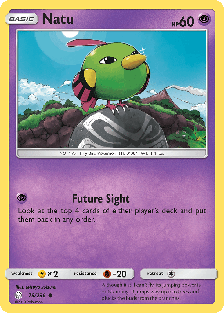 Natu, kortbilde fra pokemontcg.io