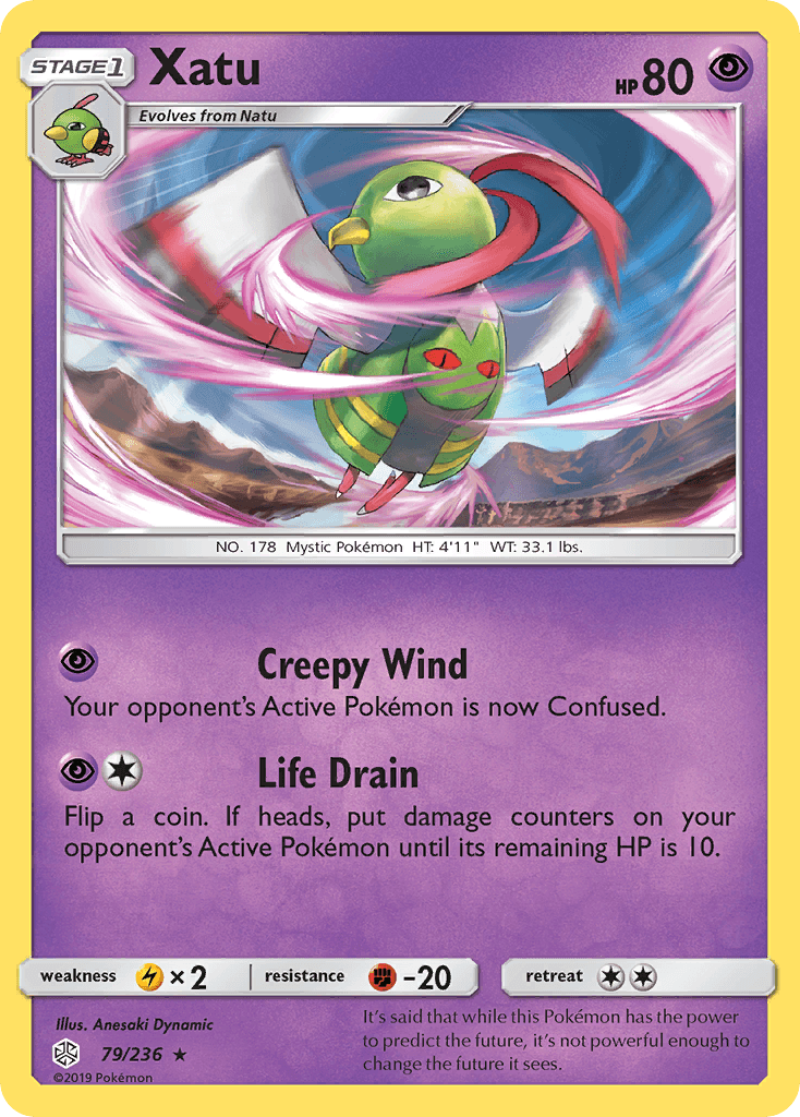Xatu, kortbilde fra pokemontcg.io