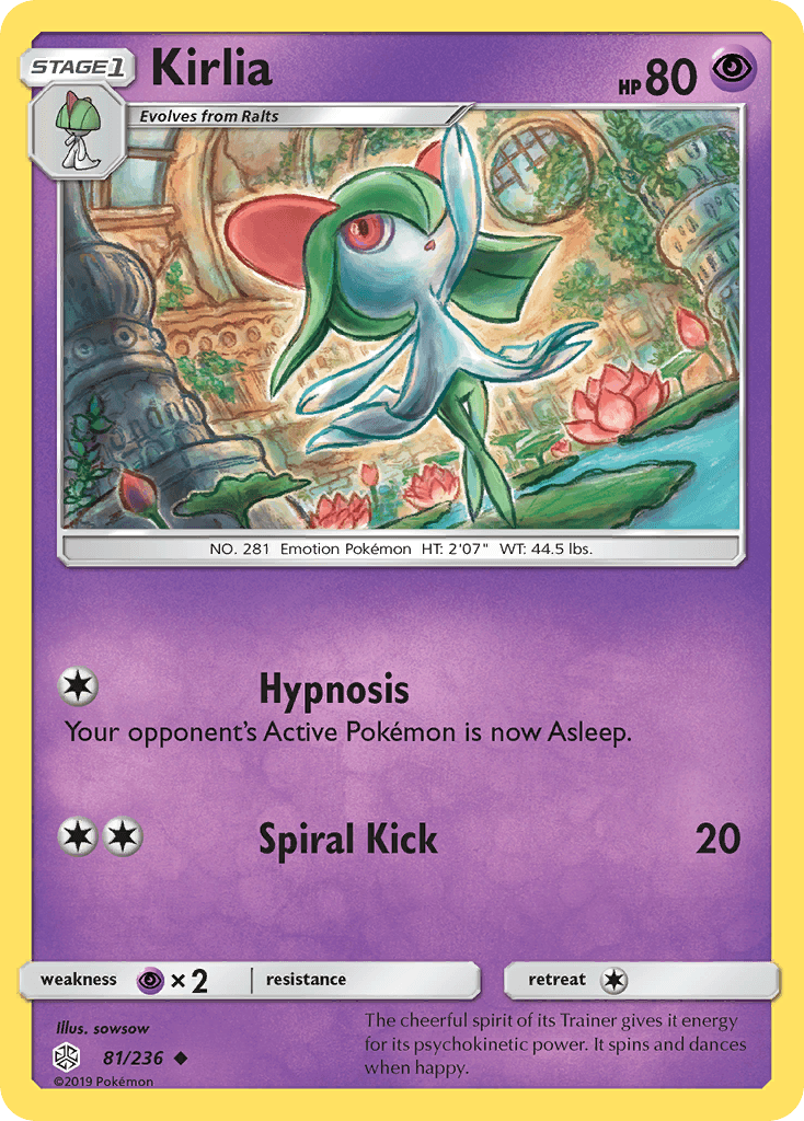 Kirlia, kortbilde fra pokemontcg.io