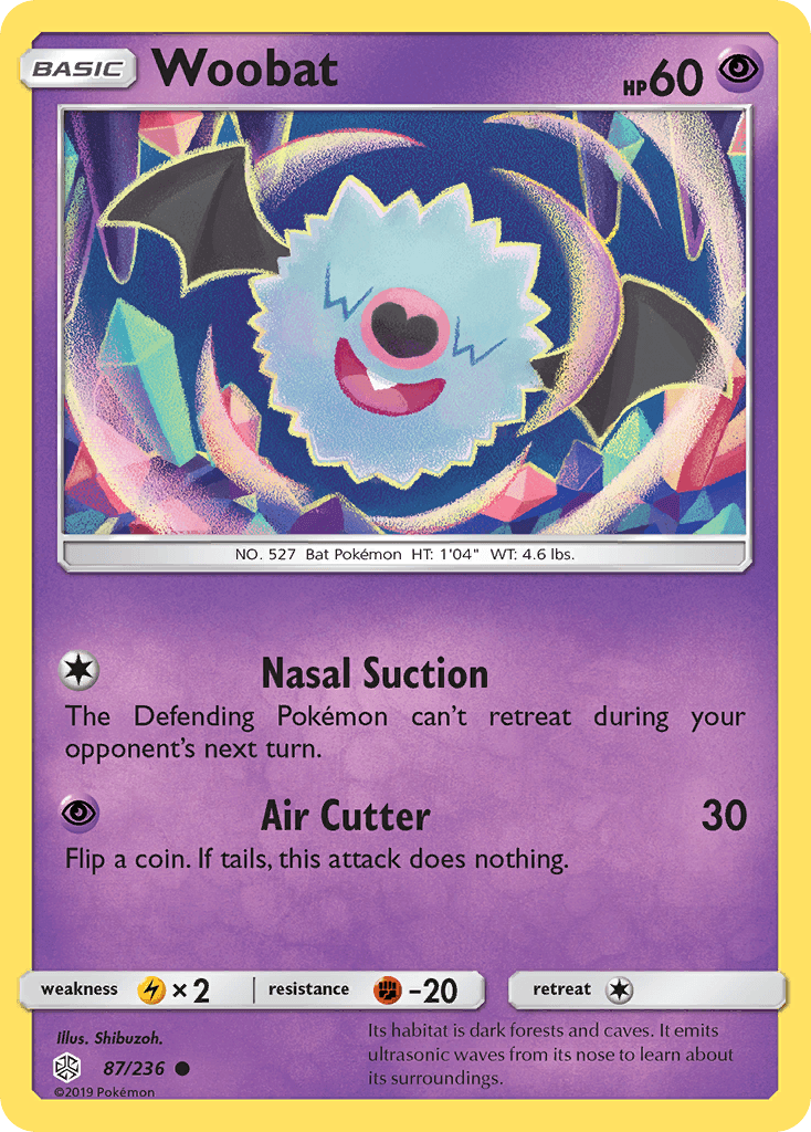Woobat, kortbilde fra pokemontcg.io
