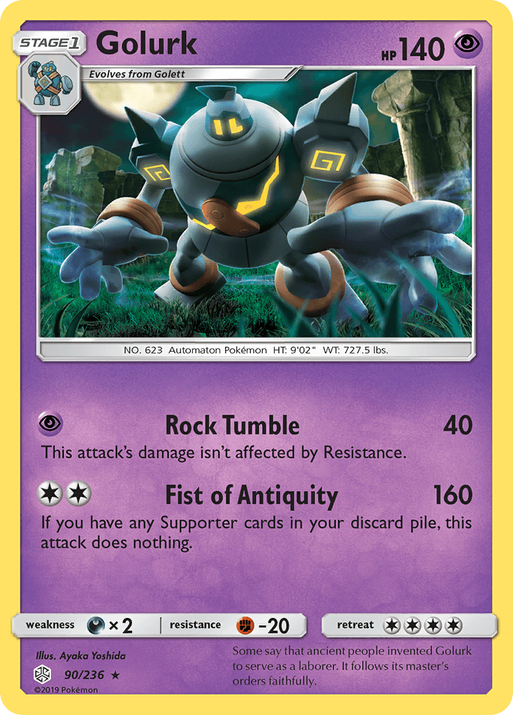 Golurk, kortbilde fra pokemontcg.io