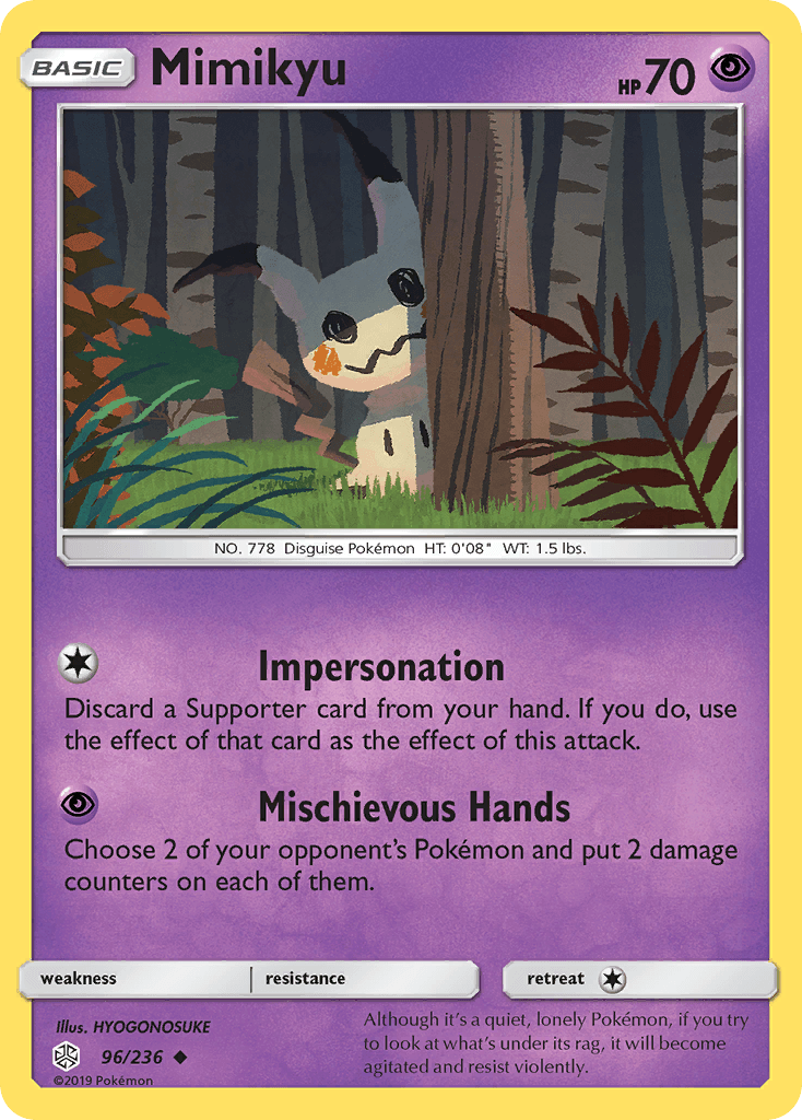 Mimikyu, kortbilde fra pokemontcg.io