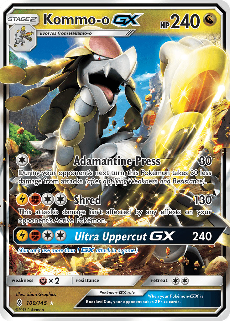 Kommo-o-GX, kortbilde fra pokemontcg.io