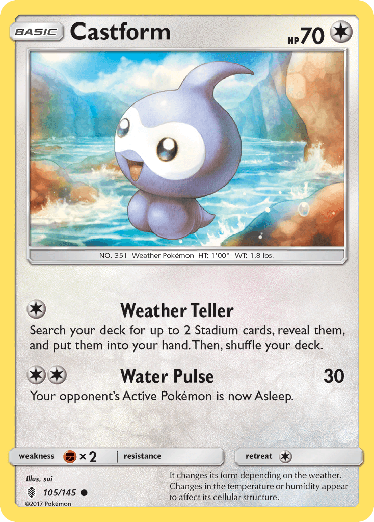 Castform, kortbilde fra pokemontcg.io