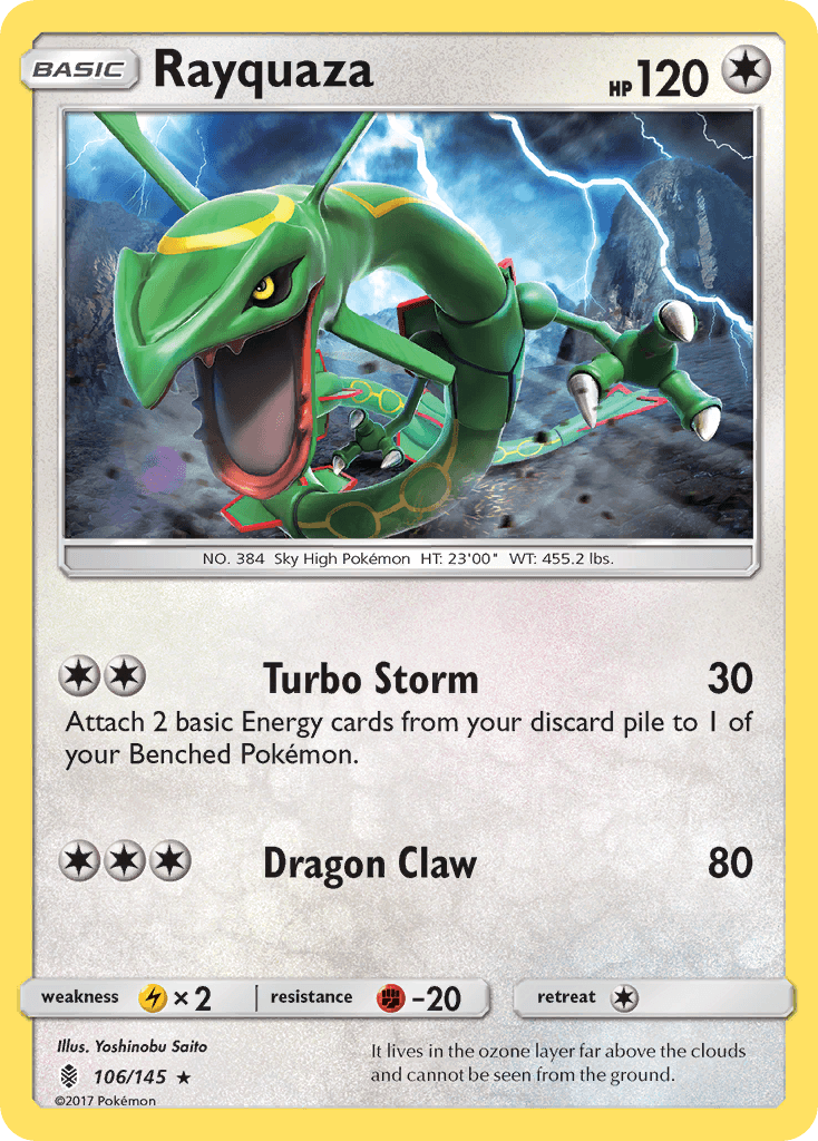 Rayquaza, kortbilde fra pokemontcg.io