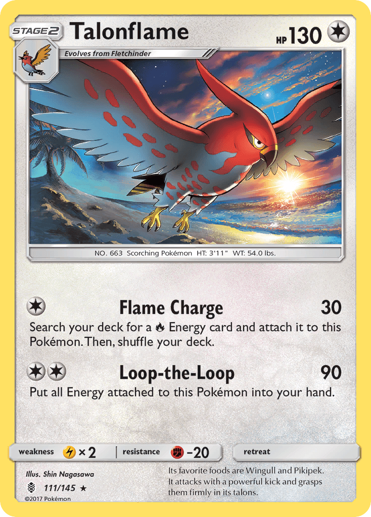 Talonflame, kortbilde fra pokemontcg.io
