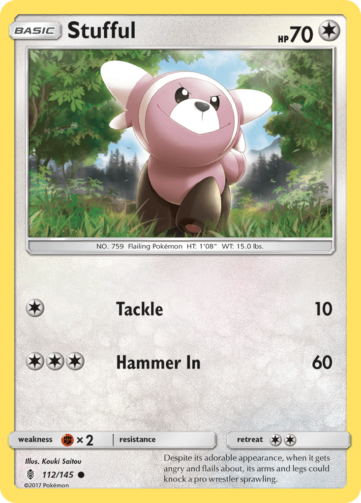 Stufful, kortbilde fra pokemontcg.io