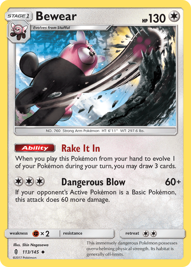 Bewear, kortbilde fra pokemontcg.io