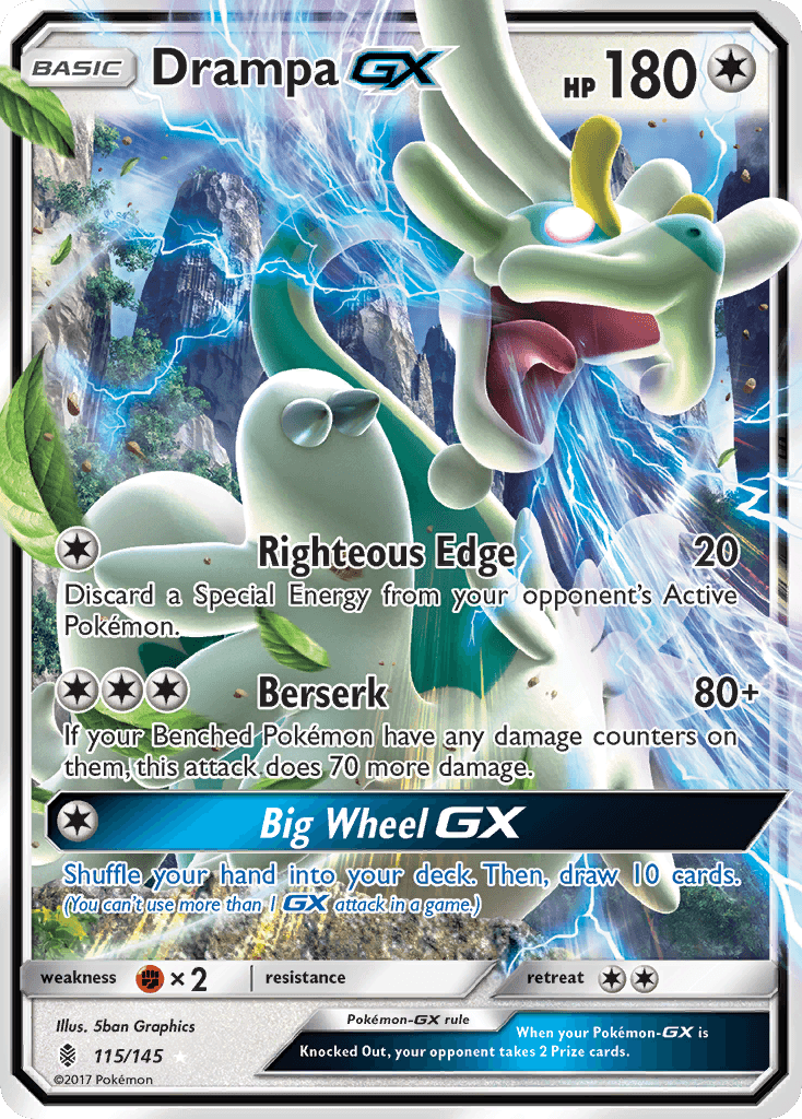 Drampa-GX, kortbilde fra pokemontcg.io