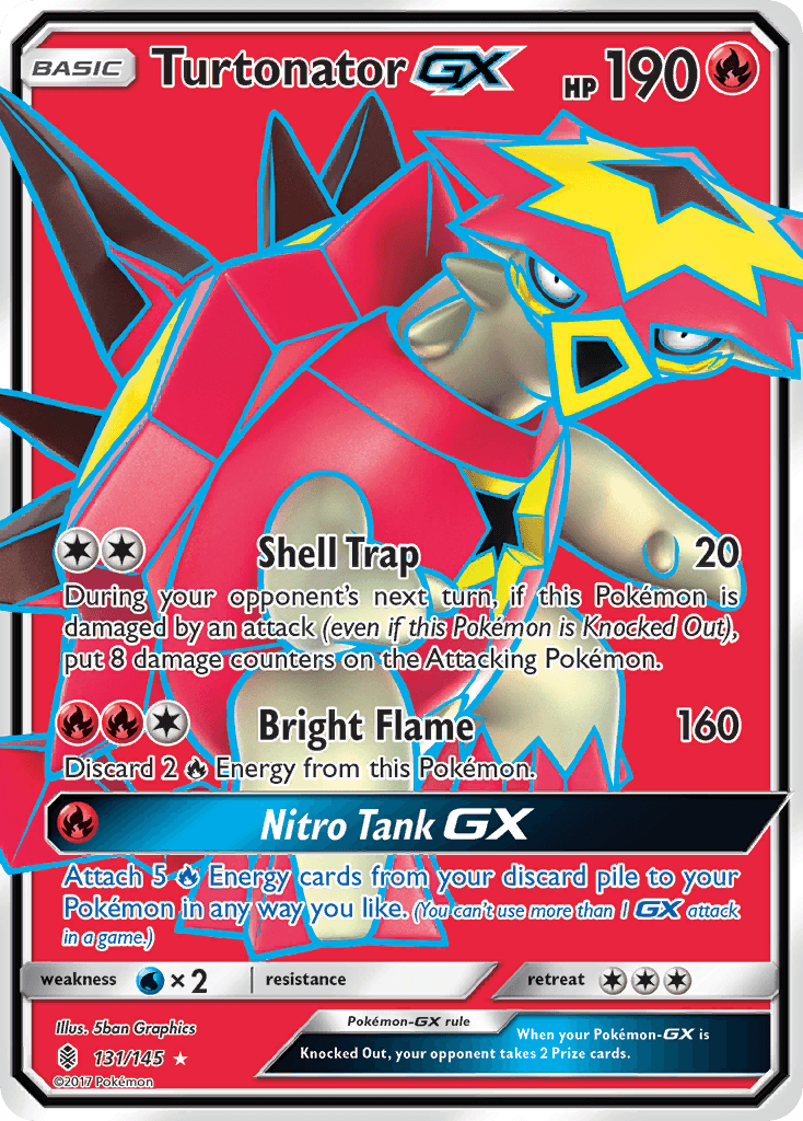 Turtonator-GX, kortbilde fra pokemontcg.io