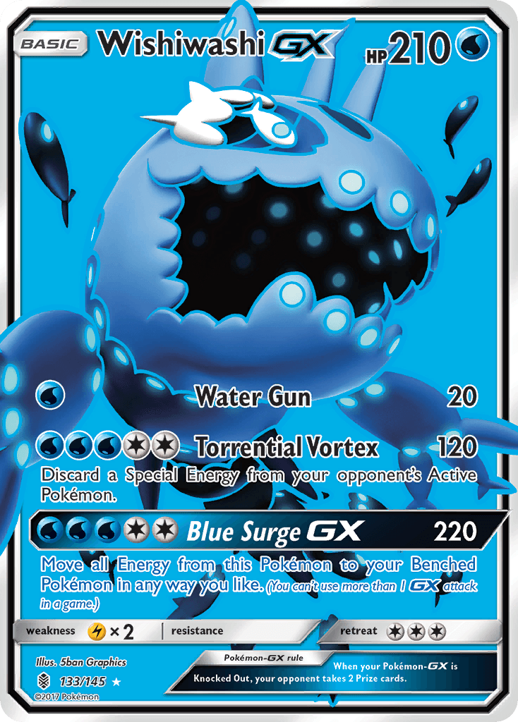 Wishiwashi-GX, kortbilde fra pokemontcg.io
