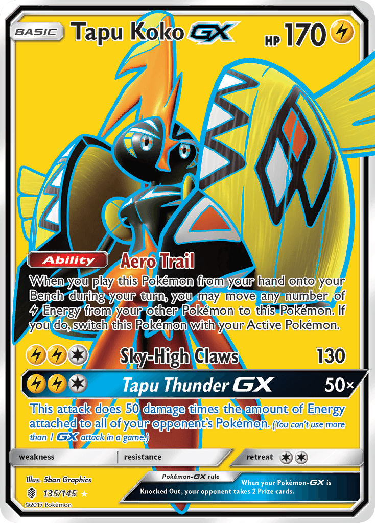 Tapu Koko-GX, kortbilde fra pokemontcg.io