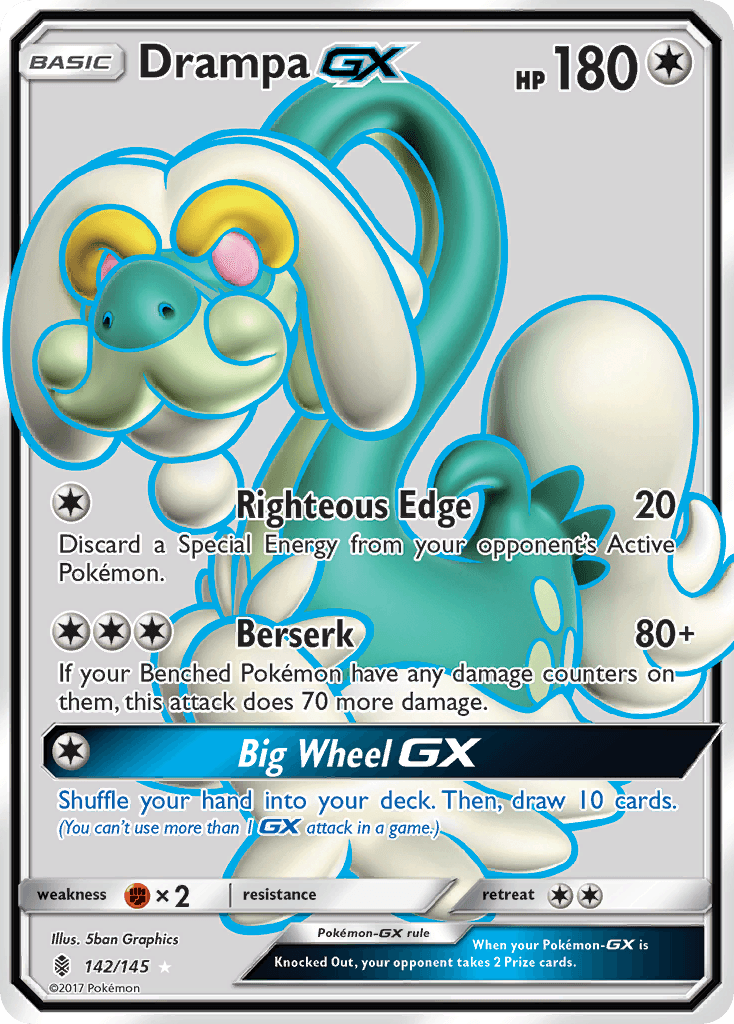 Drampa-GX, kortbilde fra pokemontcg.io